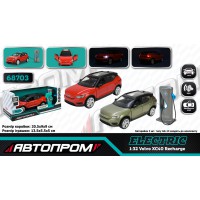 Машина метал АВТОПРОМ Volvo XC40 Recharge 1:32 світло звук відчиняються двері капот багажник (в асортименті) 68703