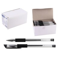 Набір гелевих ручок JOBMAX, 0.7 мм, чорна, 50 шт., BM.8349-02