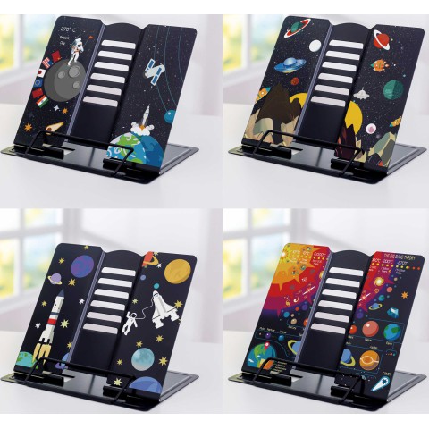 Підставка для книг металева Космос, А5, 21x16.9x19 см