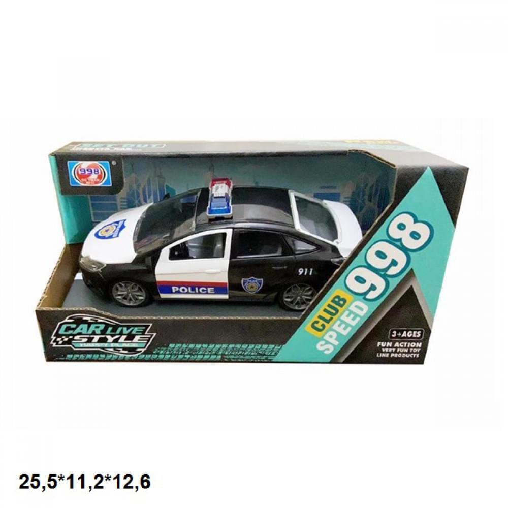 Легкова поліція 998-65A1 інерц.батар.муз.світ.відкр.дв.кор.25,5*11,2*12,6 /72/