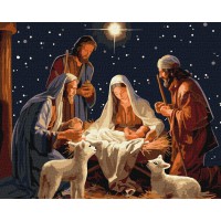 Картина за номерами Таїнство Різдва 40×50 см КНО8367
