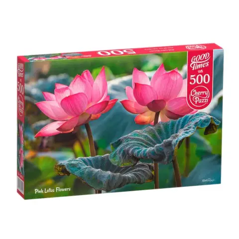 Пазли CherryPazzi Рожеві квіти лотоса, 500 елементів, 34.5x50 см, 20012