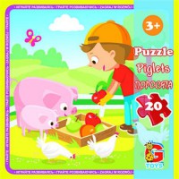 Пазли G-Toys Ферма, 20 елементів, LA09