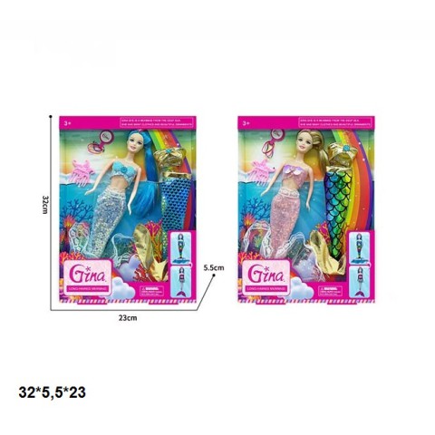 Лялька 29 см русалка з аксесуарами (в асортименті) GN027A