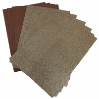 Фоаміран із глітером Флексика, 1.8 мм, Бронза, 20x30 см, 10 аркушів в упаковці