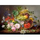 Пазли Castorland Натюрморт із квітами та кошиком із фруктами, 2000 елементів, 92x68 см, C-200658