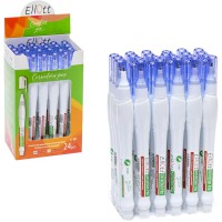 Коректор-ручка, Ellott, ET085-24, 5 мл, 24 шт. в упаковці