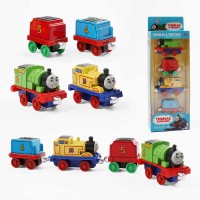 Набір потягів металопластик магнітне з’єднання 2 локомотиви 2 вагончики Q186-99B