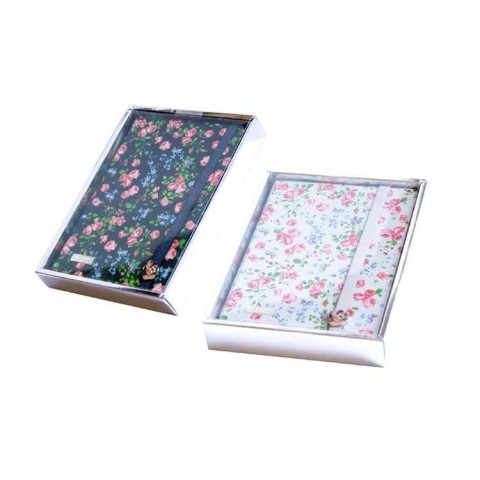 Блокнот, на гумці з декором, білий папір, позаду конверт, 110 аркушів, 100 г/м², 606420 (В асортименті)