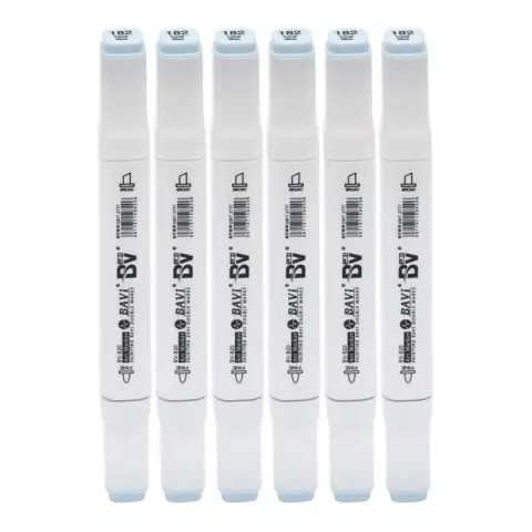 Скетч-маркер двухсторонний №182, на спиртовой основе, 10 шт.