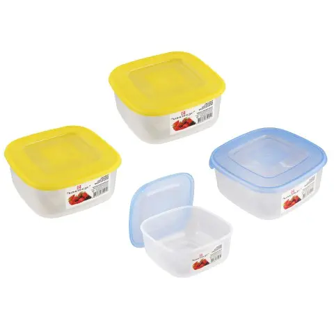 Контейнер для продуктів квадратний 0,5 л, 2 шт в упаковці