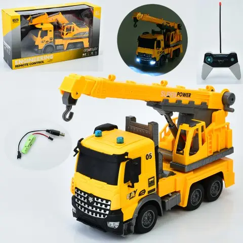 Будтехніка на радіокеруванні, 1:14, акумулятор, світло, 43x23.5x13 см, YJ-113-1-2