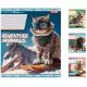 Зошити учнівські 18 аркушів клітинка 1B Adventure animals, 25 шт. в упаковці