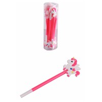 Ручка кулькова Єдиноріг-серця, 12 шт., 24x36 см, 328