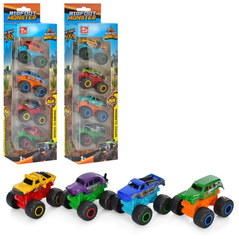 Набір машинок, SQ80784-1, 4 шт., 6 см (В асортименті)