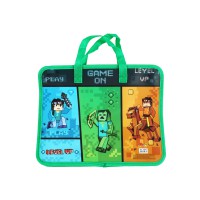 Тека пластикова з текстильними ручками Level Up, 14085