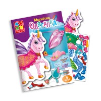 Магнітна гра Єдиноріг в папці (українською)