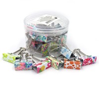 Біндер Квіти 32 мм, у банці PVC, 24 шт. в упаковці