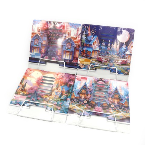 Підставка для книг металева Казка, 555-731-B (В асортименті)