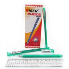 Ручка гел. Wiser "Choice" 0,6мм зелен, ціна за 12 шт. //