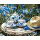 Набір для розпису по номерах Ранковий чай, 40x50 см, КНО5703