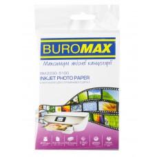 Фотопапір BUROMAX глянцевий односторонній 10х15см, 200 г/м2, 100 аркушів BM.2230-5100
