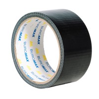 Стрічка клейка армована, посилена, 48 мм х 10 м, чорна