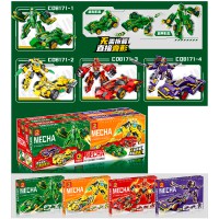 Конструктор 2в1 робот+транспорт від 185 деталей (В асортименті) CD8171