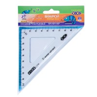 Косинець, 100 мм, з блакитною смужкою, блістер, 12 шт. в упаковці