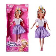 Лялька 30 см, шарнірні з'єднання рук, знімний одяг та взуття, аксесуар 8648D