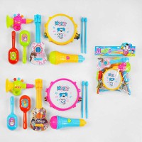 Музичні інструменти барабан гітара мікрофон 5298-3