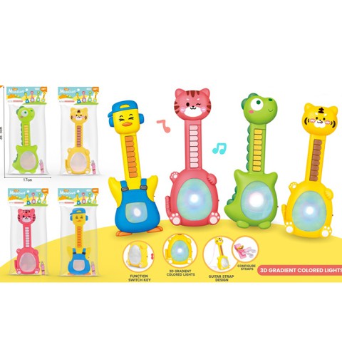 Гітара дитяча, S680-125, 29 см, з музичними та світловими ефектами (В асортименті)