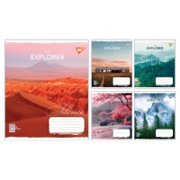 Зошити учнівські 24 аркуша лінія Yes The Explorer, 20 шт. в упаковці