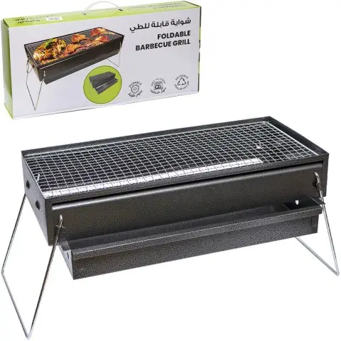 Мангал-барбекю портативний 40×26×14 см