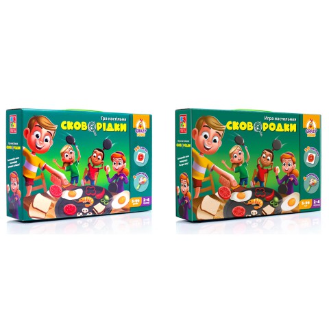 Гра на швидкість, Сковородки, Vladi Toys, VT2309-01