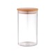 Банка скляна з бамбуковою кришкою R33415/18 1,2 л