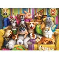 Пазли Castorland Грайливі тваринки, 60 елементів, 32x23 см, B-066254