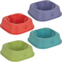 Миска пластикова для тварин 15×15×5 см, 2 шт