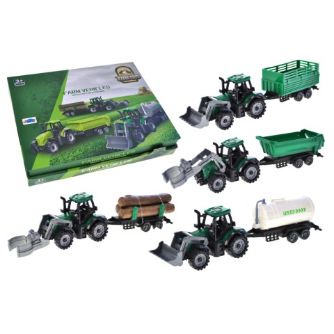 Трактор з причіпом