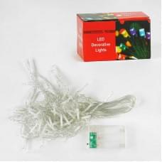 Гірлянда штора 100 ліхтариків 3х0,75 метрів на батарейках біле світло 2 режими C61483