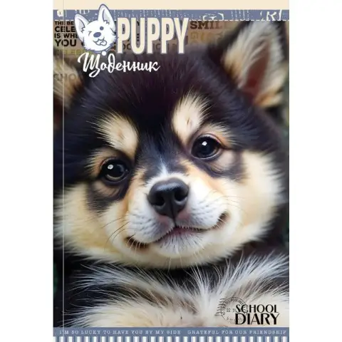 Щоденник, 55 г, 7БЦ, 165x240 мм, 40 аркушів, матова ламінація, 25034