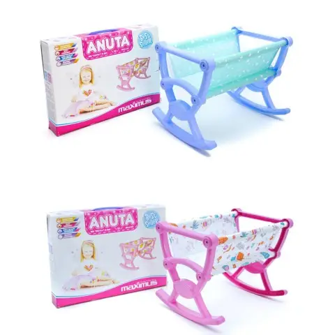 Ліжко для ляльок типу Барбі Анюта 1 Максимус 5018