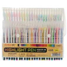 Набір ручок гелевих 48 кольорів HG6120-48