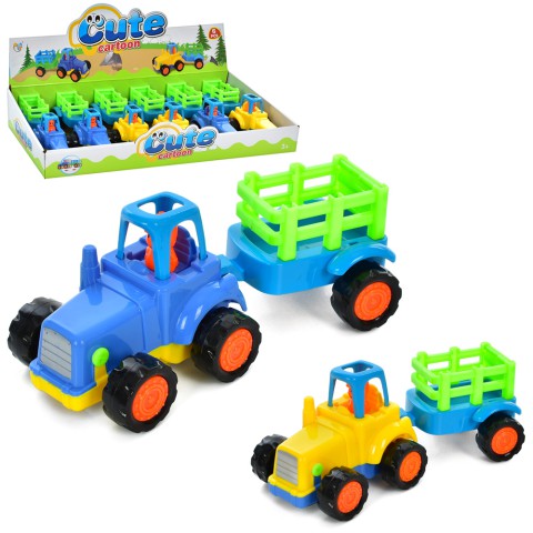Трактор, 345-1A, 10 см, інерційний, з причепом (В асортименті)