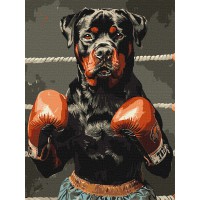 Набір для розпису по номерах Рингова сила, Ideyka, 30x40 см, КНО6647