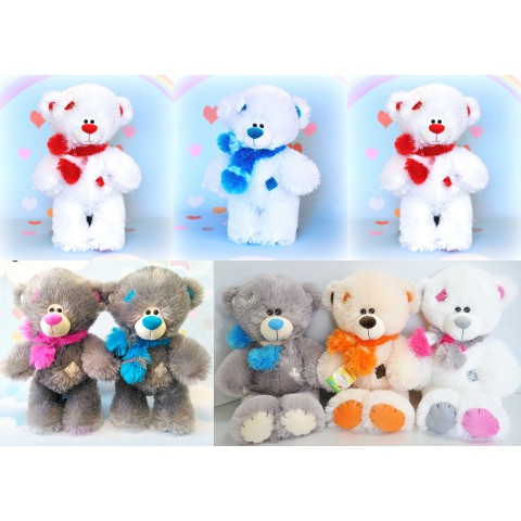 М’яка іграшка Веселкове дитинство Медведь Тедді, 43x26 см