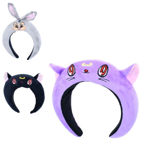 Аксесуар для волосся обруч з плюшевими вушками 18x17x5 см (В асортименті)