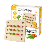 Дерев’яна гра Хрестики-нулики, 900576