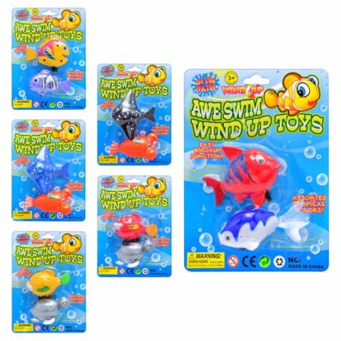 Водоплавні заводні рибки, 2 шт. в упаковці, M0981 (В асортименті)