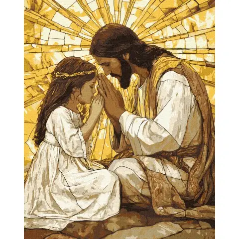 Набір для розпису по номерах Світло в тобі, Ideyka, 40x50 см, КНО8534